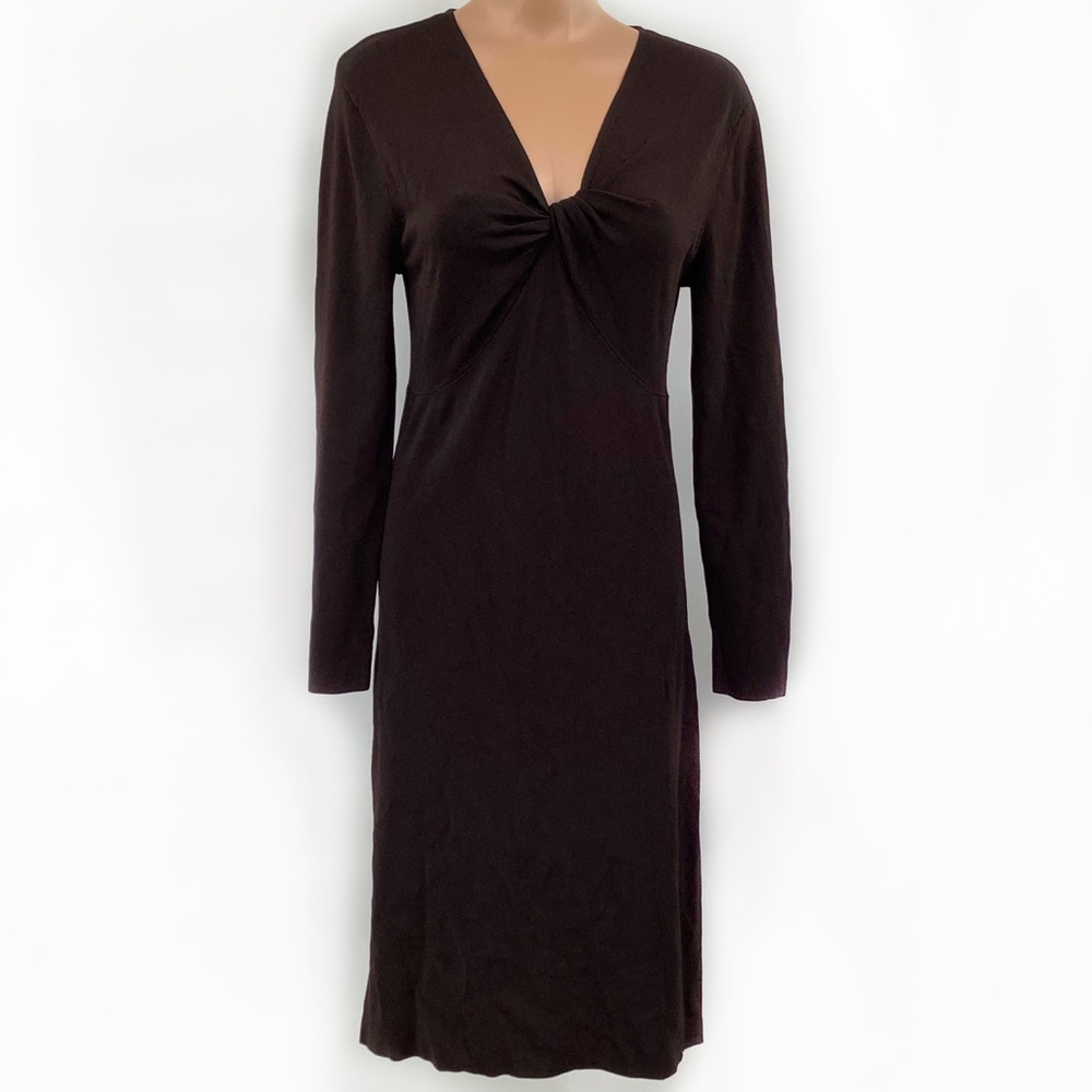 BCBGMaxAzria Brown Dress Sz L